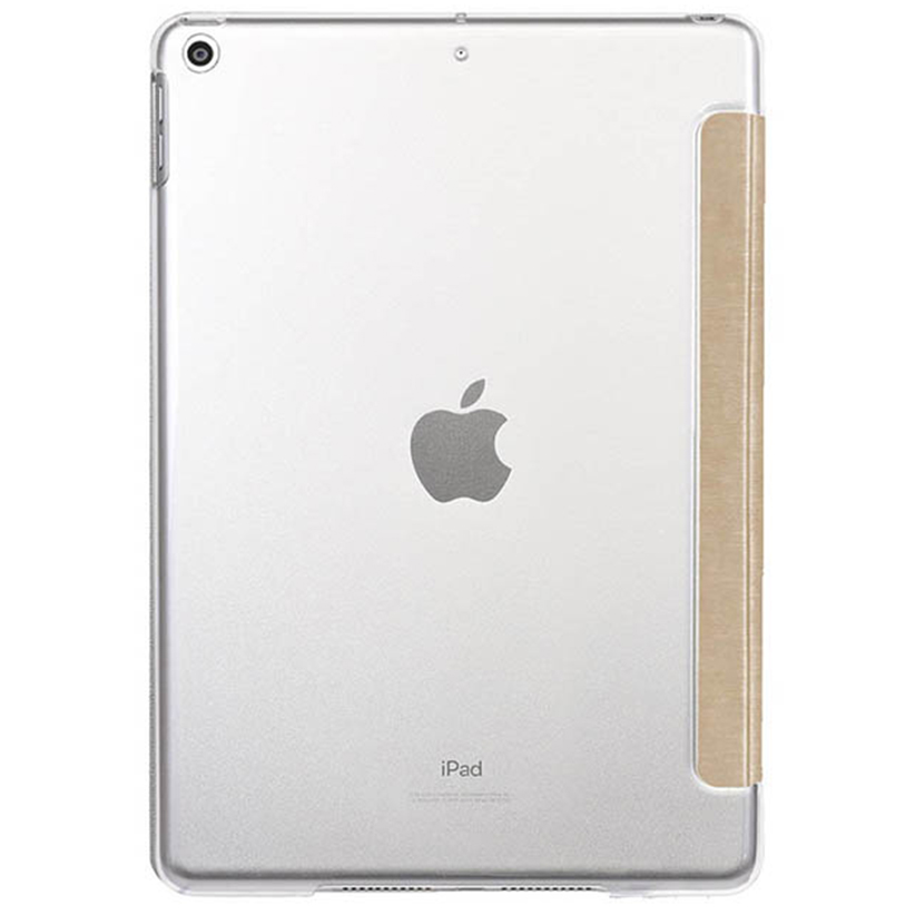 Clear Back Transparent Cover with Pencil Holder & Auto Sleep/Wake for iPad Pro 10.5” 2017 